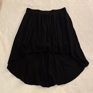 Black high low skirt - LOFT